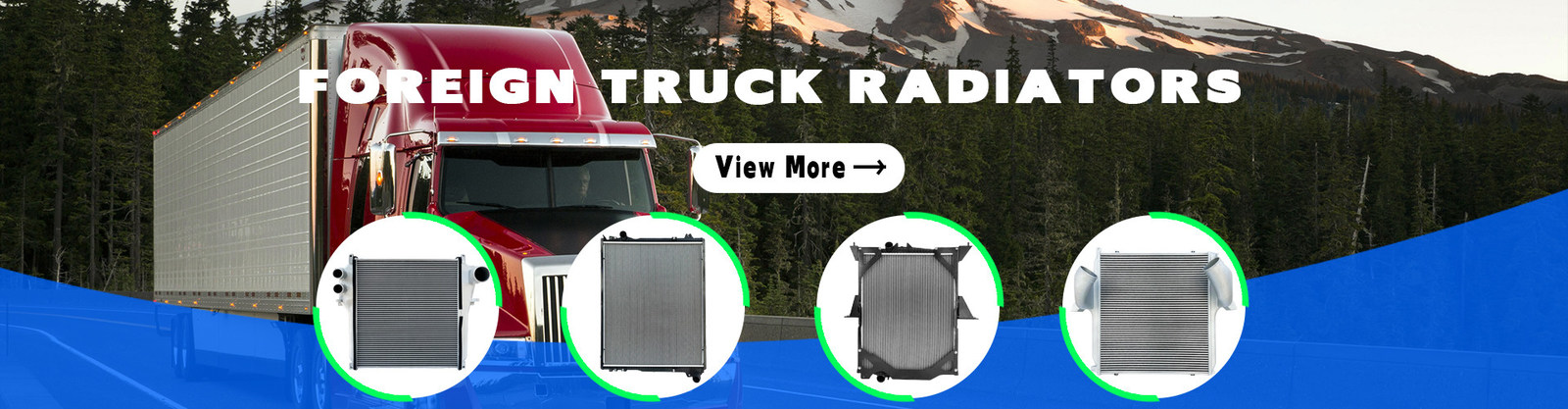 Radiador do caminhão pesado