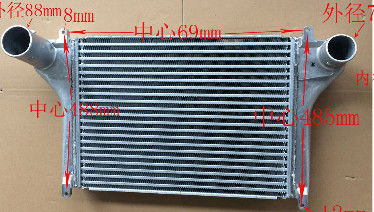 Pressão padrão refrigerando da pintura da resistência térmica do refrigerador intermediário de Hino J08