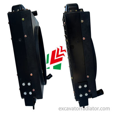 Weichai K4100 38 Esquina direita DF Máquinas de engenharia pesadas Radiador Núcleo de alumínio Peças automotivas