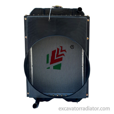 Radiador de máquinas de engenharia para Weichai K4105 Curva direita esquerda elevada DF38 Acessórios de refrigeração de máquinas pesadas