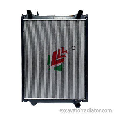 Guangzhou ISUZU Mixer Truck Radiador Tanque de água Refrigerante Assembléia Sistema de mistura e refrigeração de concreto