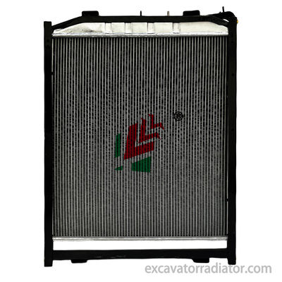 Jinlong Autobus Radiador refrigerador B5J Assemblagem de alumínio Sistema de refrigeração do motor do automóvel de passageiros Tanque de água para ônibus