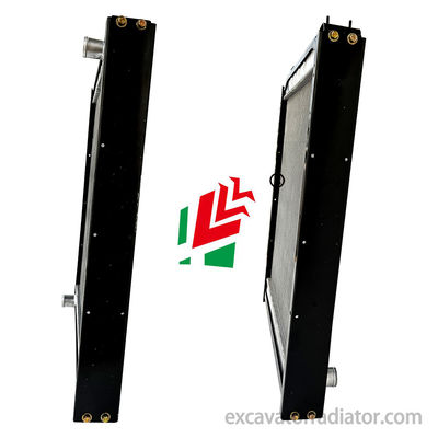 Jinlong Autobus Radiador refrigerador B5J Assemblagem de alumínio Sistema de refrigeração do motor do automóvel de passageiros Tanque de água para ônibus