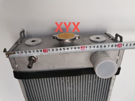 Radiador de escavadeira Komatsu PC200-8 | Conjunto do sistema de resfriamento com núcleo de alumínio | Radiador tubular de 4 fileiras