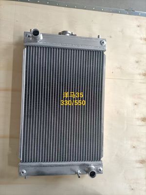 Radiador de escavadeira Yanmar | Montagem do sistema de refrigeração em alumínio | Substituição completa de especificações personalizadas